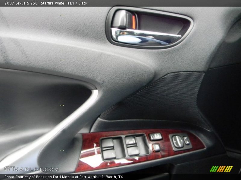 Starfire White Pearl / Black 2007 Lexus IS 250