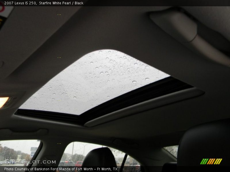 Starfire White Pearl / Black 2007 Lexus IS 250