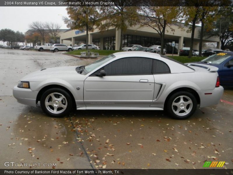 Silver Metallic / Medium Graphite 2004 Ford Mustang V6 Coupe