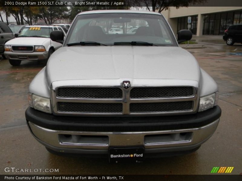 Bright Silver Metallic / Agate 2001 Dodge Ram 1500 SLT Club Cab