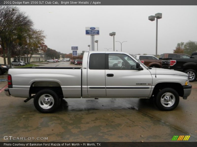 Bright Silver Metallic / Agate 2001 Dodge Ram 1500 SLT Club Cab
