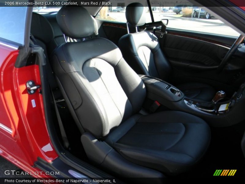 Mars Red / Black 2006 Mercedes-Benz CLK 500 Cabriolet