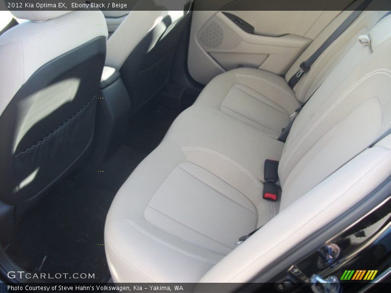 Ebony Black / Beige 2012 Kia Optima EX