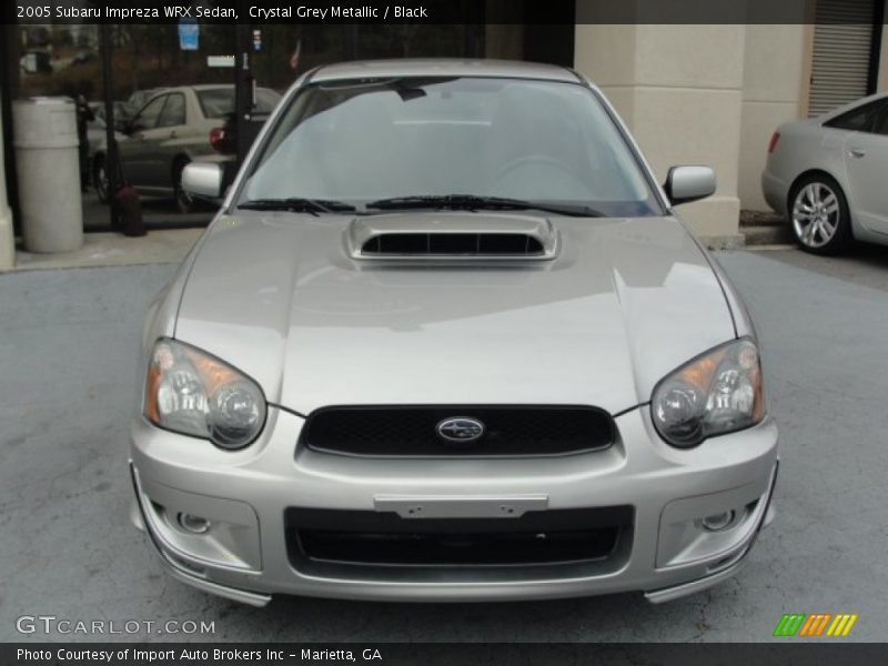 Crystal Grey Metallic / Black 2005 Subaru Impreza WRX Sedan