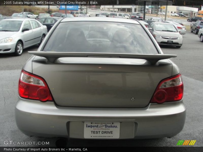 Crystal Grey Metallic / Black 2005 Subaru Impreza WRX Sedan