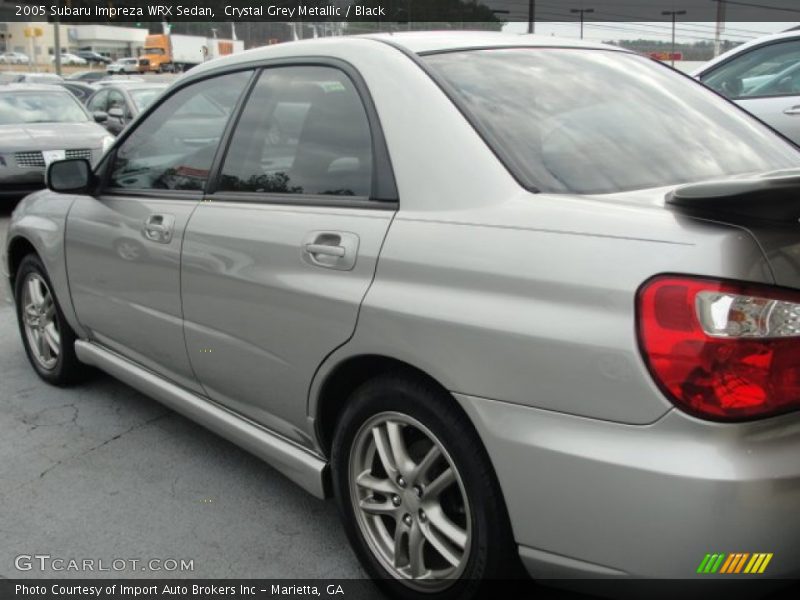 Crystal Grey Metallic / Black 2005 Subaru Impreza WRX Sedan