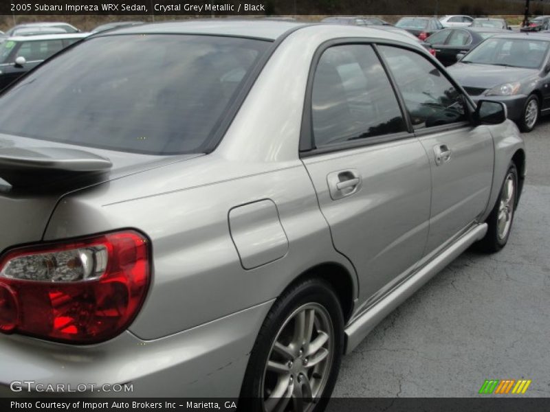 Crystal Grey Metallic / Black 2005 Subaru Impreza WRX Sedan