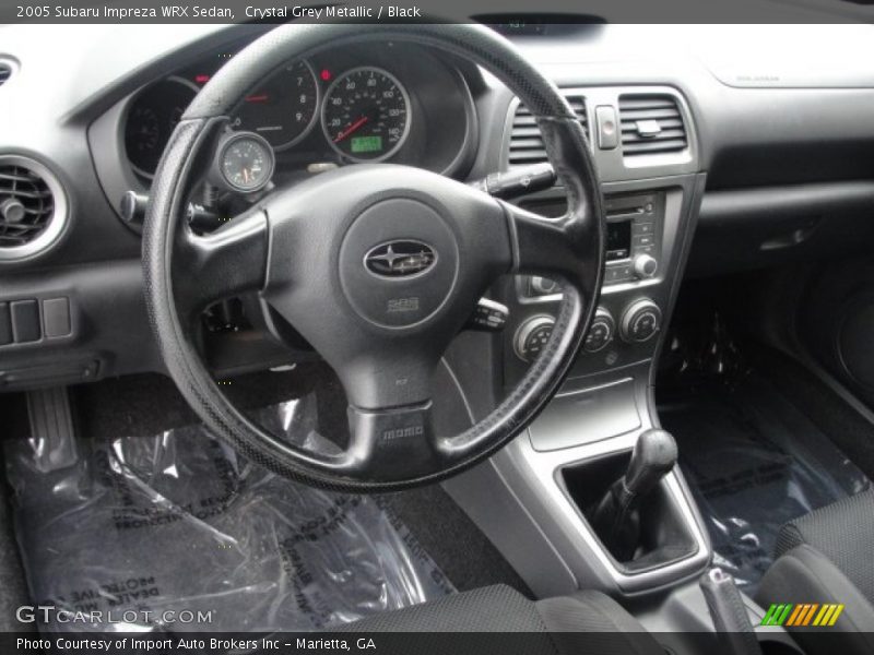  2005 Impreza WRX Sedan Black Interior