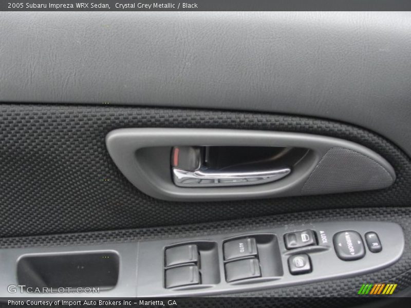 Crystal Grey Metallic / Black 2005 Subaru Impreza WRX Sedan