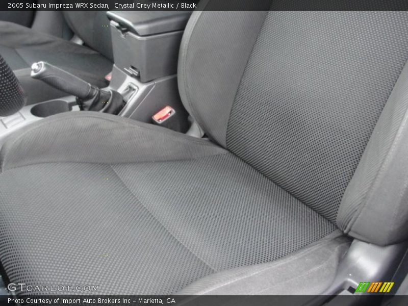 Crystal Grey Metallic / Black 2005 Subaru Impreza WRX Sedan