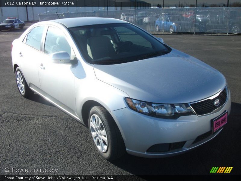Bright Silver / Stone 2012 Kia Forte EX