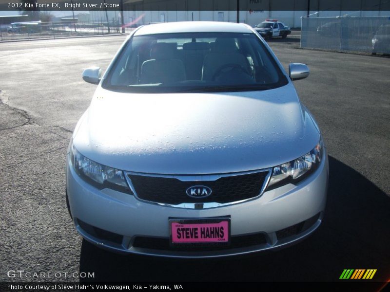 Bright Silver / Stone 2012 Kia Forte EX