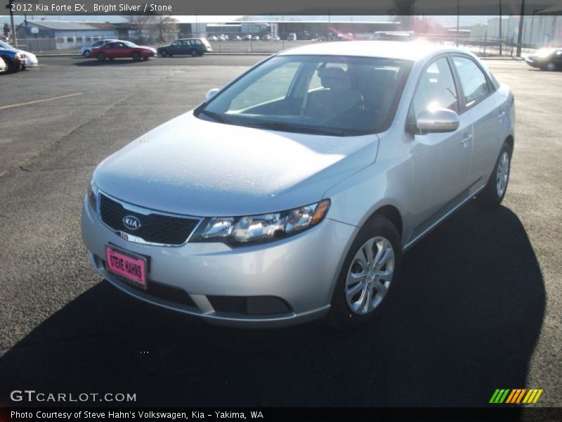 Bright Silver / Stone 2012 Kia Forte EX