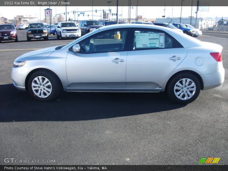 Bright Silver / Stone 2012 Kia Forte EX