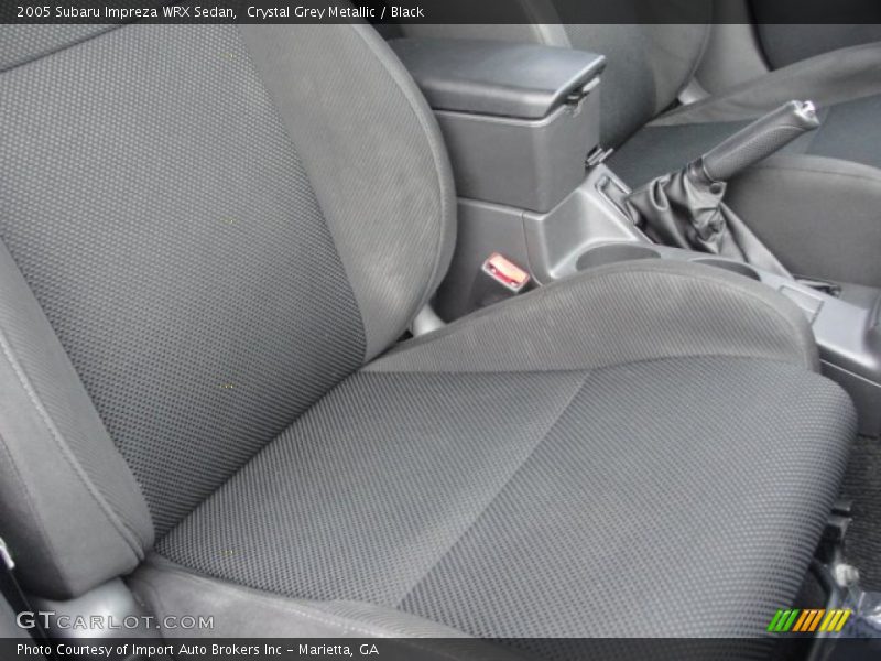 Crystal Grey Metallic / Black 2005 Subaru Impreza WRX Sedan