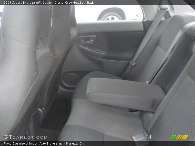 Crystal Grey Metallic / Black 2005 Subaru Impreza WRX Sedan