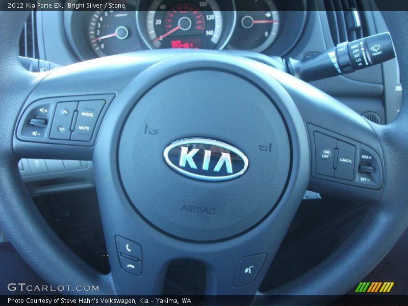 Bright Silver / Stone 2012 Kia Forte EX
