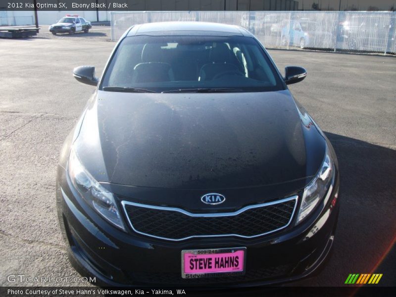 Ebony Black / Black 2012 Kia Optima SX