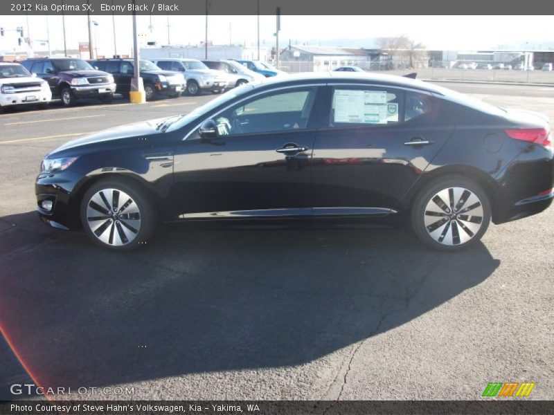 Ebony Black / Black 2012 Kia Optima SX