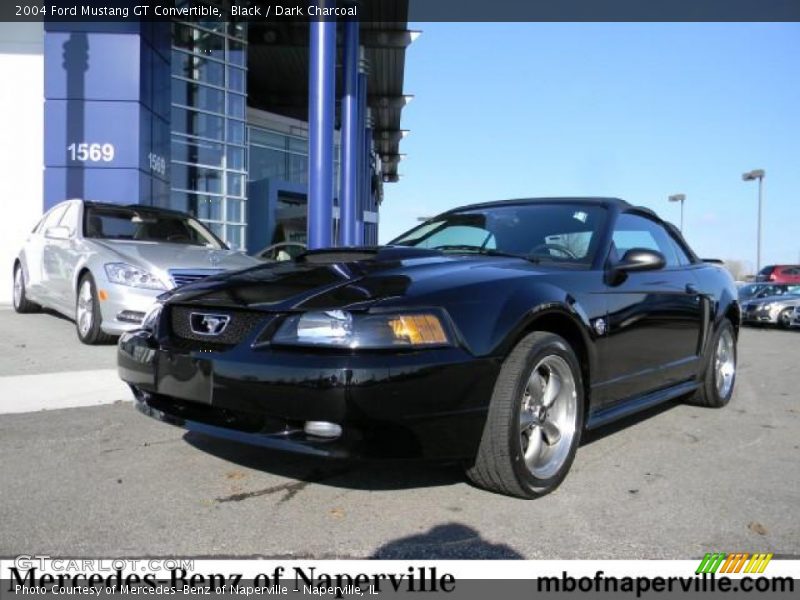 Black / Dark Charcoal 2004 Ford Mustang GT Convertible