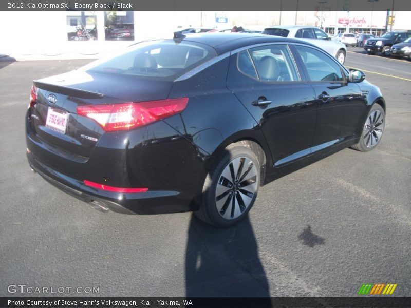 Ebony Black / Black 2012 Kia Optima SX