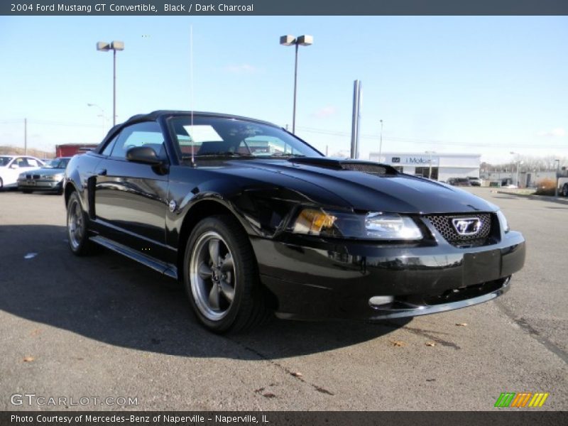 Black / Dark Charcoal 2004 Ford Mustang GT Convertible