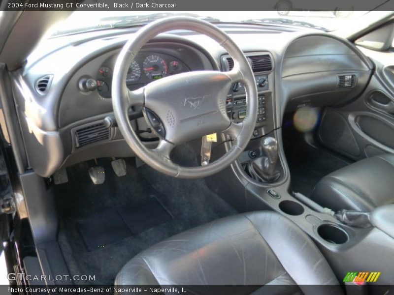 Dark Charcoal Interior - 2004 Mustang GT Convertible 