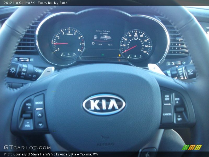 Ebony Black / Black 2012 Kia Optima SX