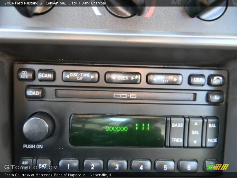Audio System of 2004 Mustang GT Convertible
