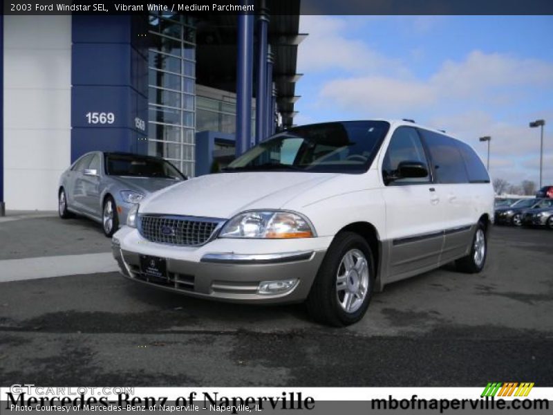 Vibrant White / Medium Parchment 2003 Ford Windstar SEL
