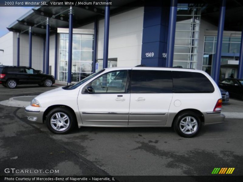 Vibrant White / Medium Parchment 2003 Ford Windstar SEL
