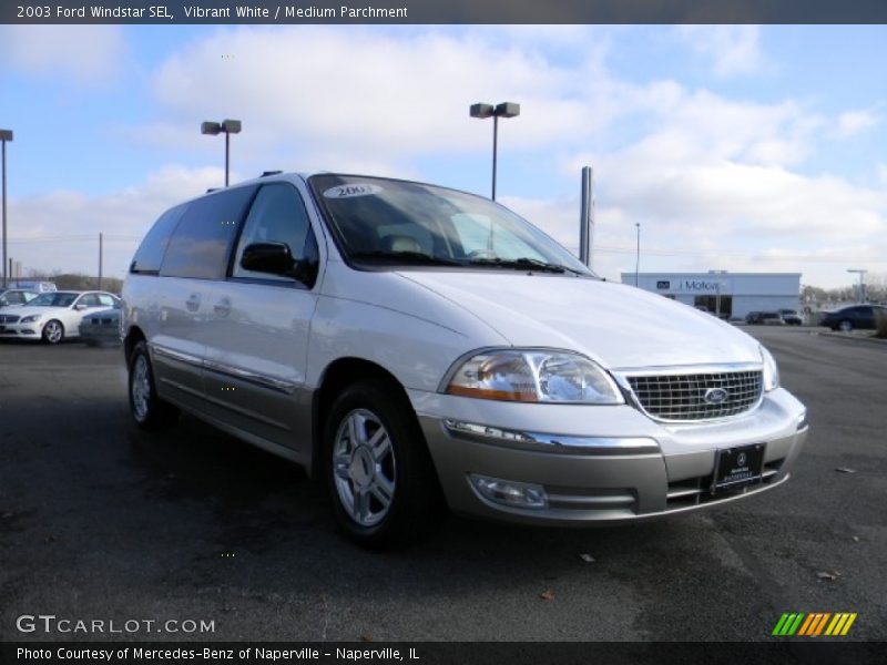 Vibrant White / Medium Parchment 2003 Ford Windstar SEL