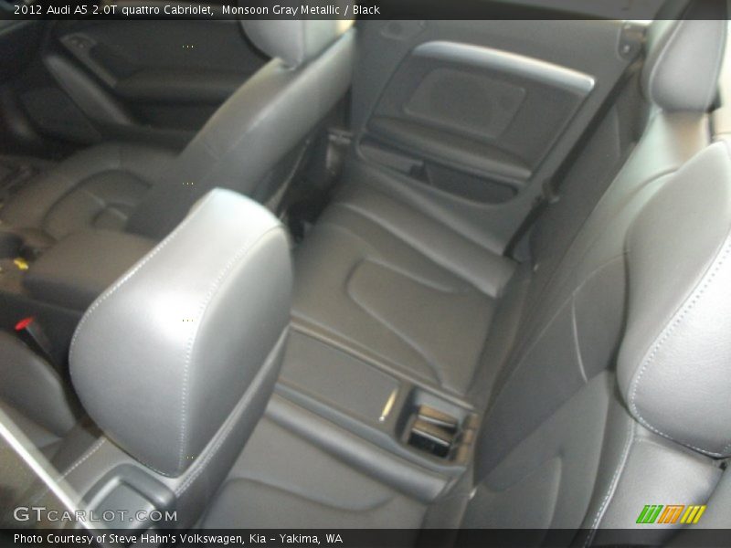 Monsoon Gray Metallic / Black 2012 Audi A5 2.0T quattro Cabriolet