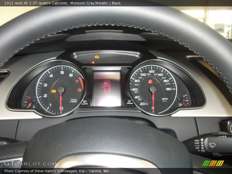  2012 A5 2.0T quattro Cabriolet 2.0T quattro Cabriolet Gauges