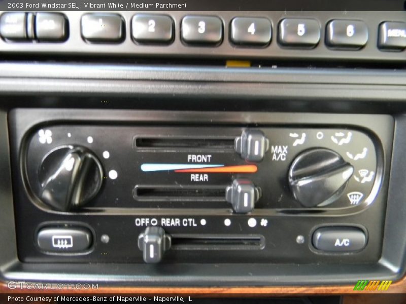 Controls of 2003 Windstar SEL