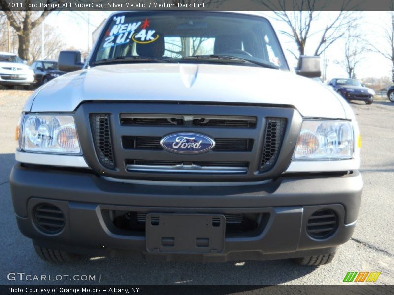 Silver Metallic / Medium Dark Flint 2011 Ford Ranger XLT SuperCab