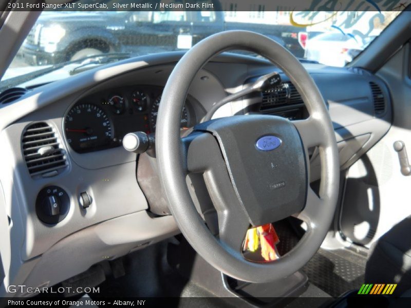 Silver Metallic / Medium Dark Flint 2011 Ford Ranger XLT SuperCab