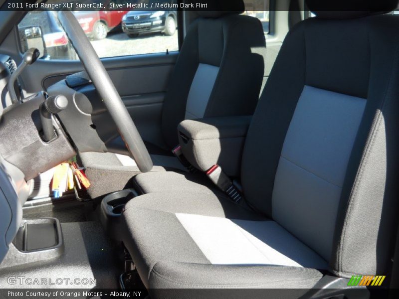 Silver Metallic / Medium Dark Flint 2011 Ford Ranger XLT SuperCab