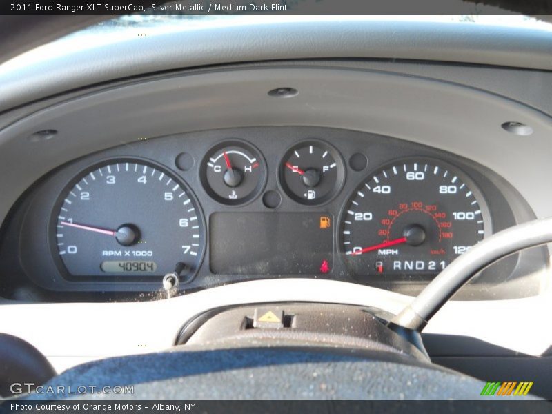 Silver Metallic / Medium Dark Flint 2011 Ford Ranger XLT SuperCab