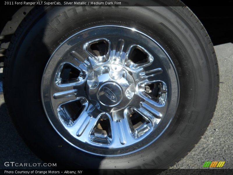 Silver Metallic / Medium Dark Flint 2011 Ford Ranger XLT SuperCab