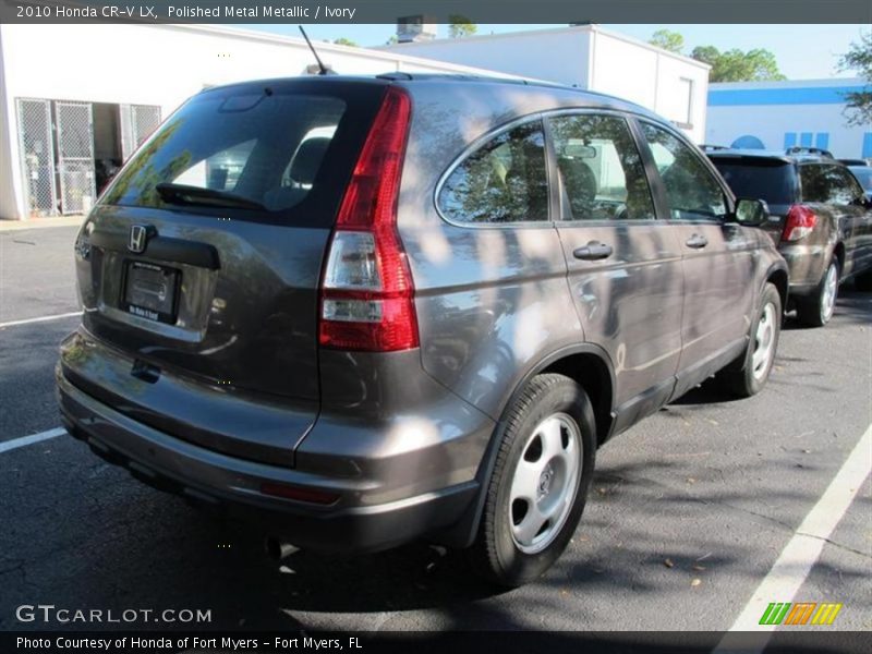 Polished Metal Metallic / Ivory 2010 Honda CR-V LX