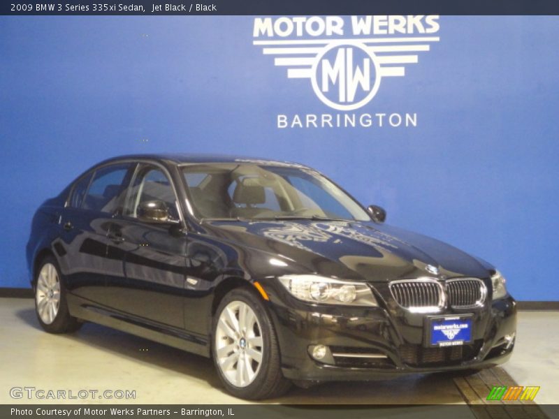 Jet Black / Black 2009 BMW 3 Series 335xi Sedan