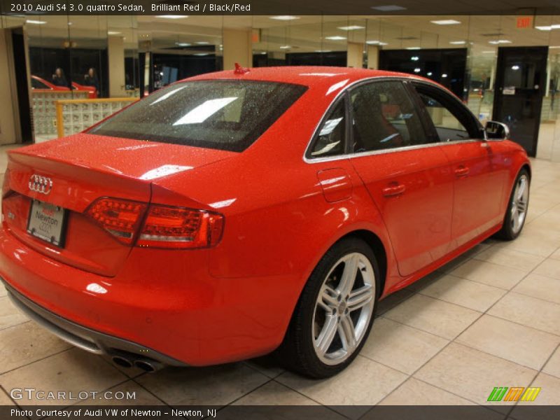 Brilliant Red / Black/Red 2010 Audi S4 3.0 quattro Sedan