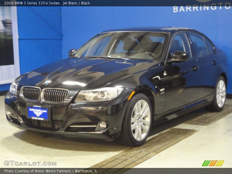 Jet Black / Black 2009 BMW 3 Series 335xi Sedan
