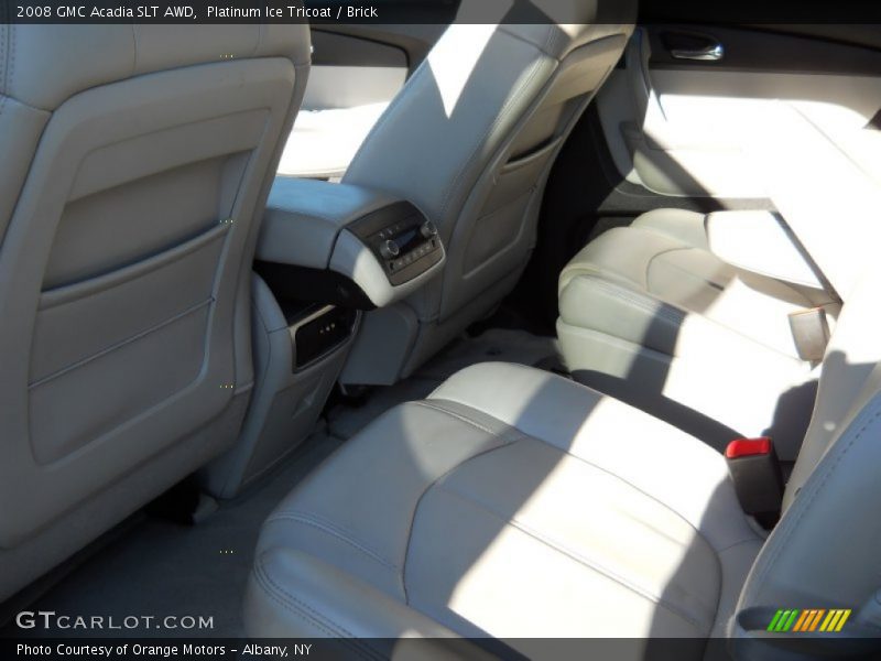 Platinum Ice Tricoat / Brick 2008 GMC Acadia SLT AWD