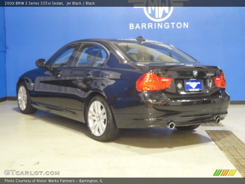 Jet Black / Black 2009 BMW 3 Series 335xi Sedan