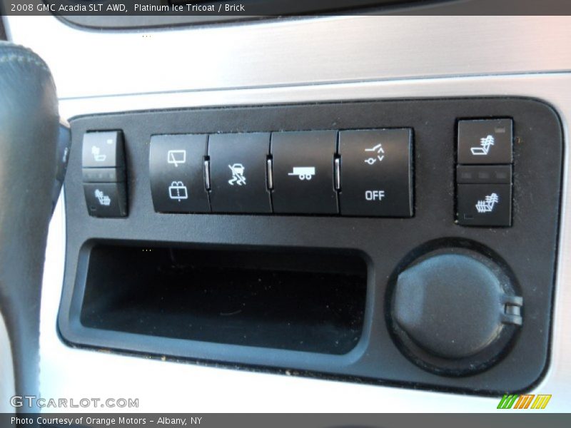 Platinum Ice Tricoat / Brick 2008 GMC Acadia SLT AWD
