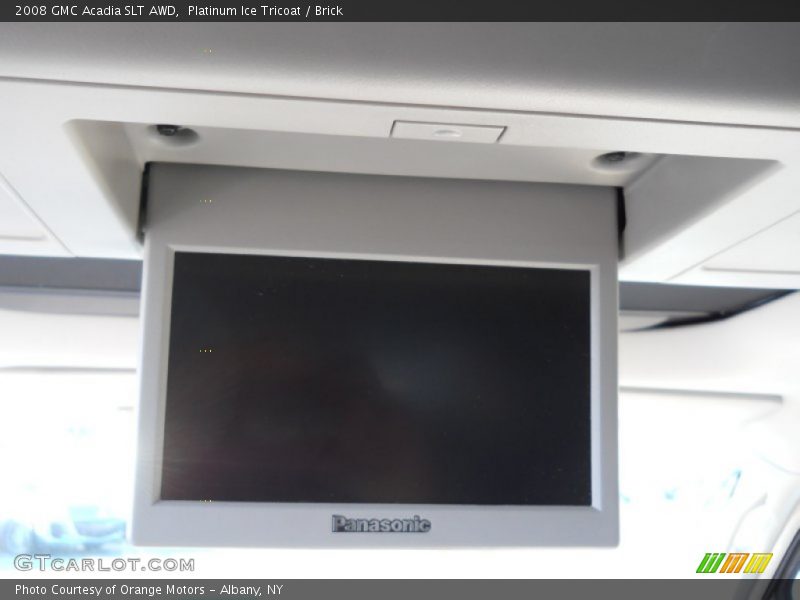Platinum Ice Tricoat / Brick 2008 GMC Acadia SLT AWD