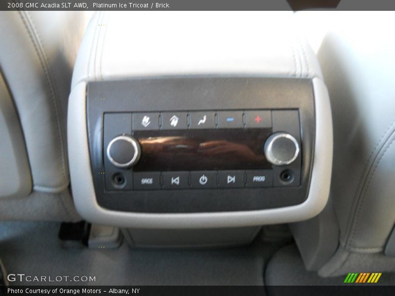 Platinum Ice Tricoat / Brick 2008 GMC Acadia SLT AWD