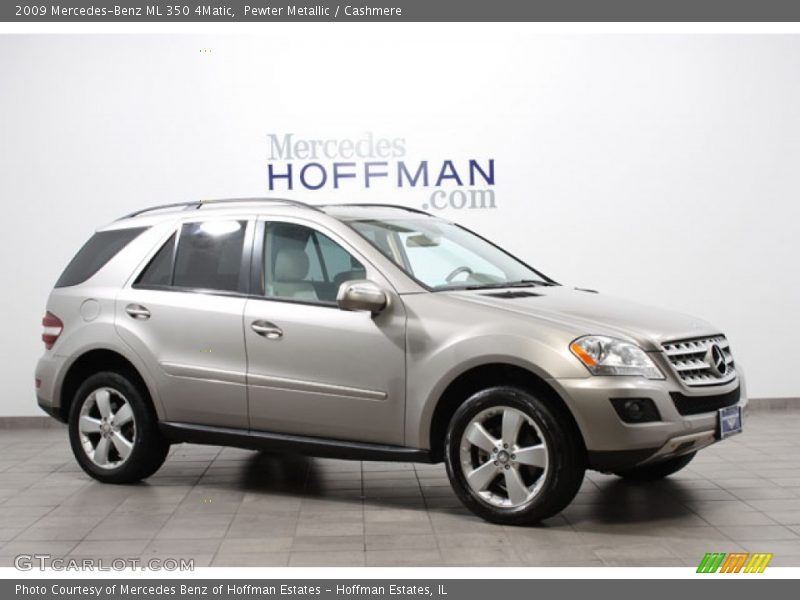 Pewter Metallic / Cashmere 2009 Mercedes-Benz ML 350 4Matic